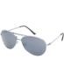 Jack Martin Team Ramrod Silver Aviator Sunglasses