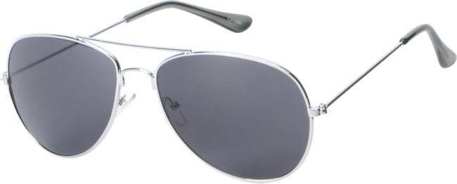 Jack Martin Bullet Proof Silver Aviator Sunglasses