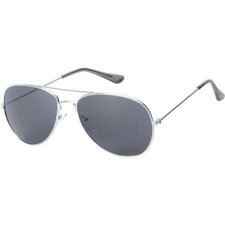 Jack Martin Bullet Proof Silver Aviator Sunglasses