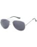 Jack Martin Bullet Proof Silver Aviator Sunglasses