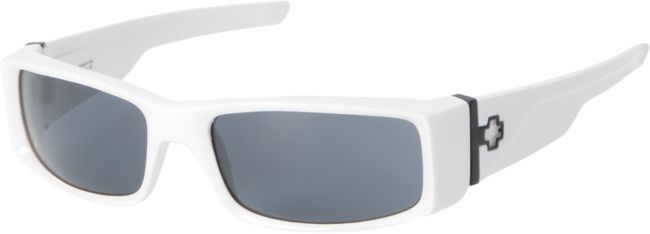 Spy Sunglasses Hielo Shiny White & Grey Sunglasses