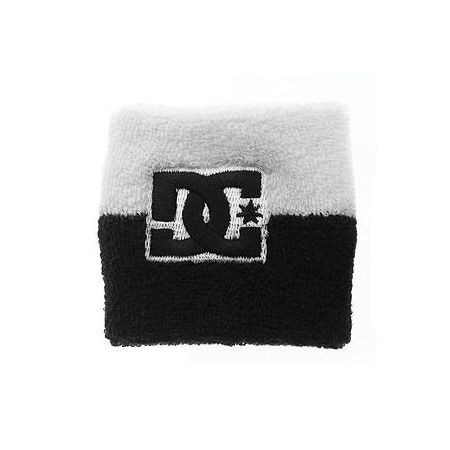 DC Shoes White & Black Stripe Wristband
