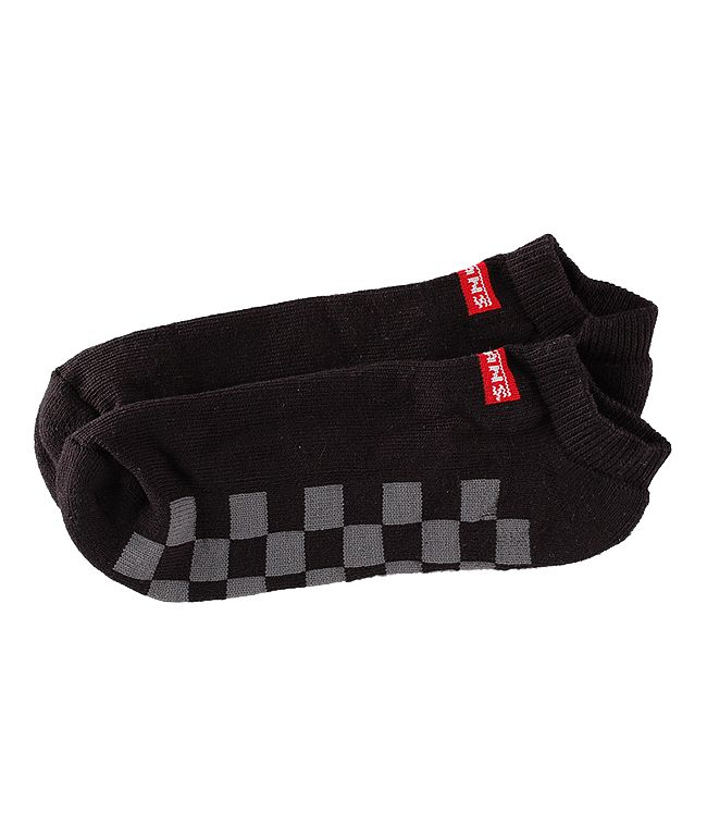 Vans Low Black & Checkerboard Ankle Socks