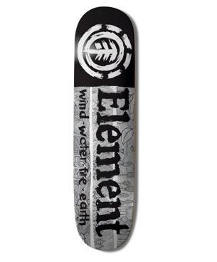 Element Seasonal Stripe 7.75" Skateboard Deck