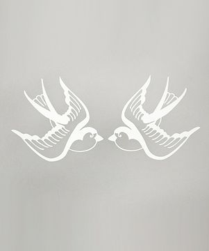Quagmire White Sparrows Decal Sticker