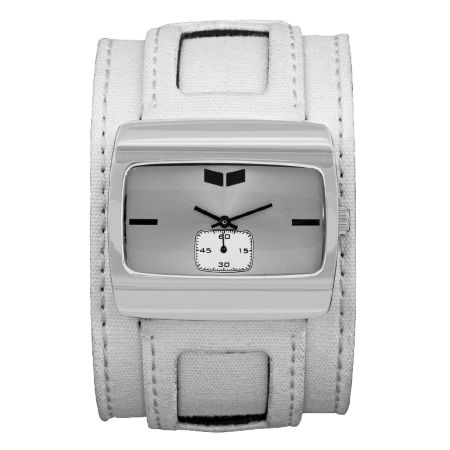 Vestal Saint White & Silver Watch