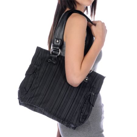 Dakine Ava Black Pinstripe Bag