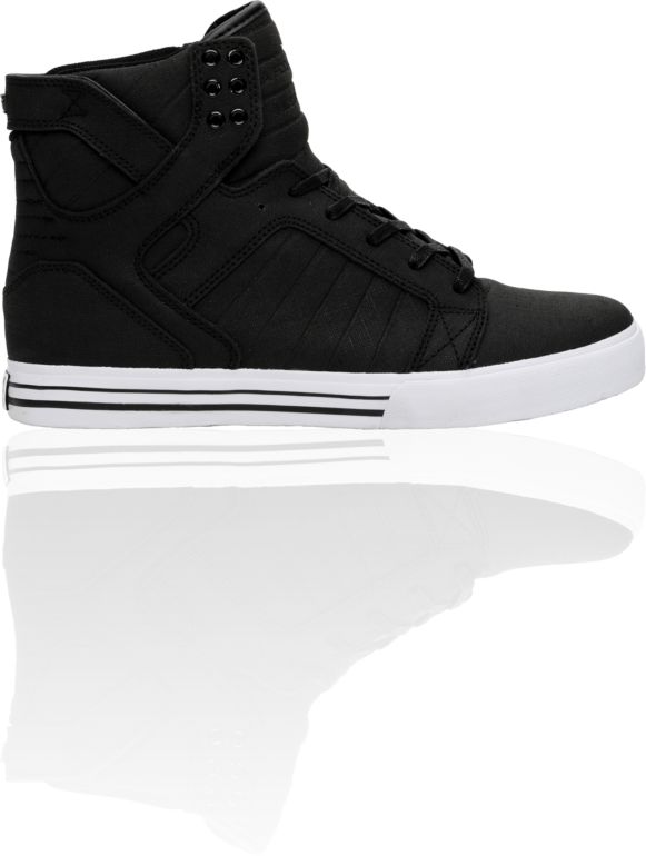 Supra Muska Skytop Tuf Black Skate Shoe