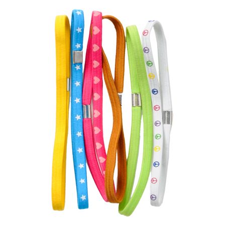 Barry-Owen Peace & Star 6 Pack Headbands
