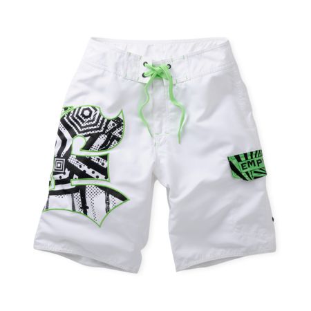 Empyre "E" White Board Shorts