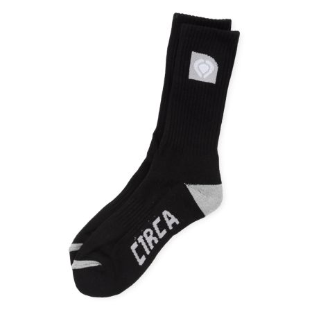 Circa Black Crew Socks