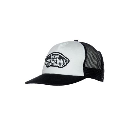 Vans Patch White & Black Trucker Snapback Hat