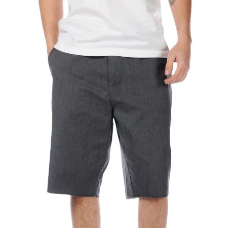 Empyre Ragged Charcoal Shorts