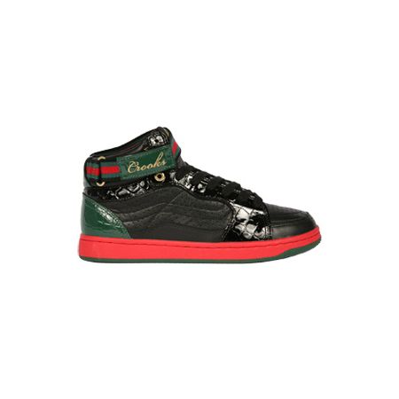 Vans 44-Hi Crooks & Castles Black Shoe