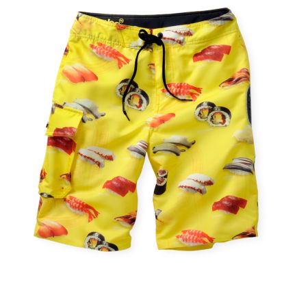 Analog Combat Sushi II Yellow 21.5" Board Shorts