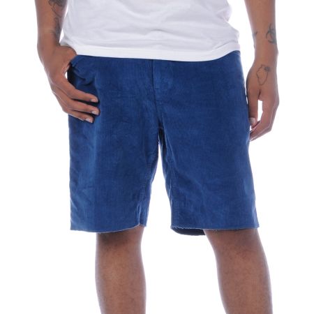 Analog Hacksaw Blue Cutoff Shorts