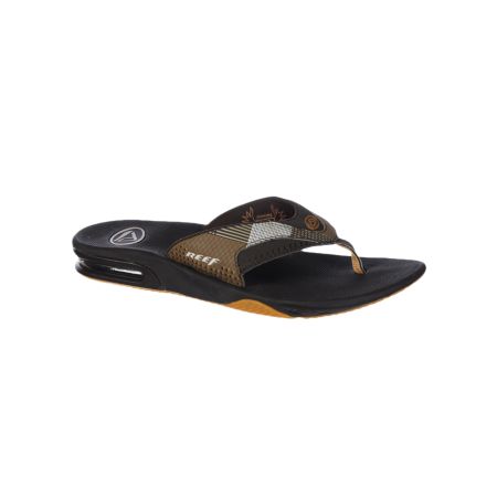 Reef Fanning Brown Plaid Sandal