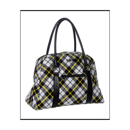 Empyre Girl Us & Them Black Plaid Bag