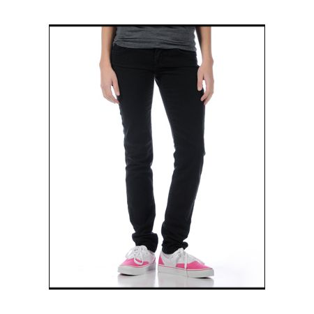 Volcom Girls Firebird 2 Matchstick Black Jeans