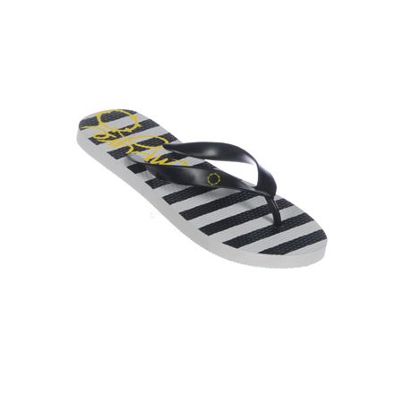 Empyre Girl Underfoot Yellow, Black & White Stripe Sandal