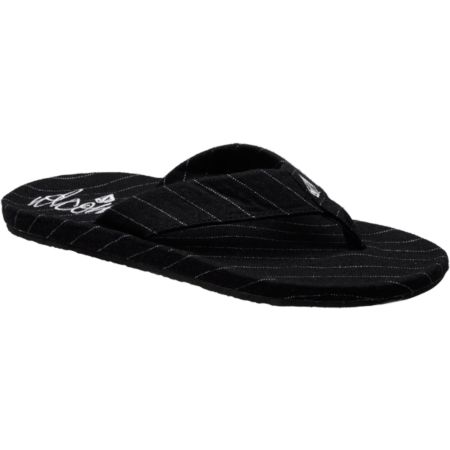 Volcom Peabody 2 Black Pinstripe Sandal