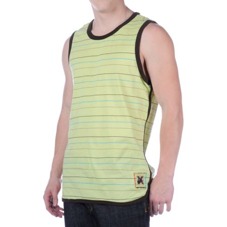 Quiksilver Loot Horse Yellow Tank Top 