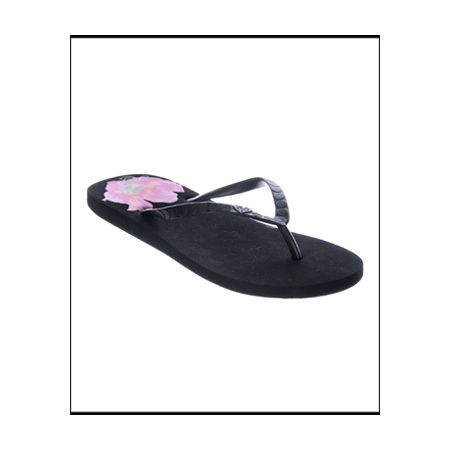 Roxy Barbados Black Print Sandal