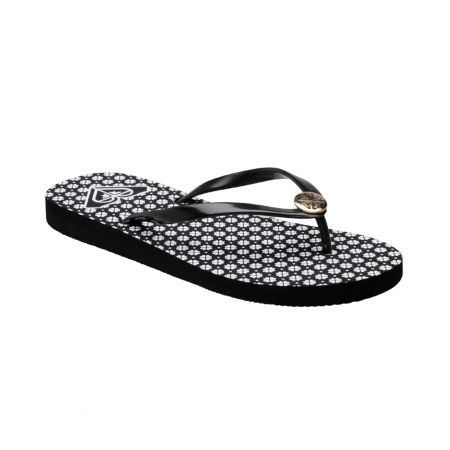 Roxy Palm Beach Black Print Sandal