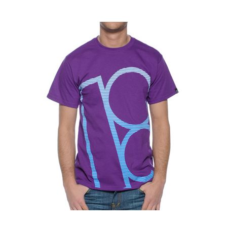 Plan B Big Fade Purple Tee Shirt