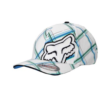 Fox The Boss White Plaid Hat
