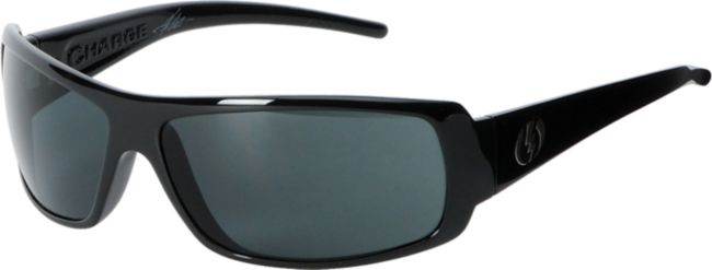 Electric Charge Gloss Black & Grey Sunglasses