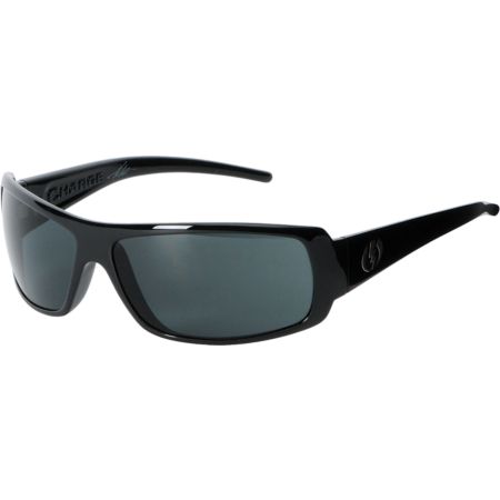 Electric Charge Gloss Black & Grey Sunglasses