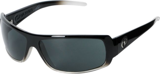 Electric Charge Black Clear Fade Sunglasses