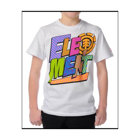 Element Boys Brightspot White Tee Shirt