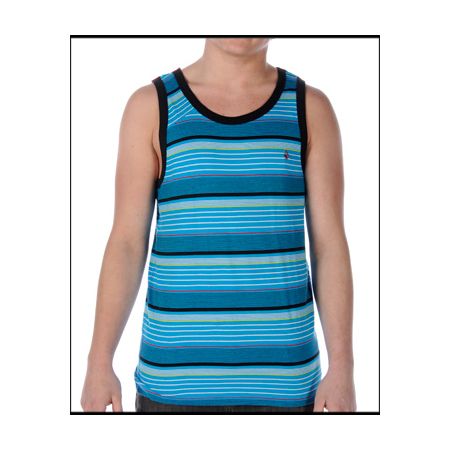 Volcom Wester Blue Stripe Tank Top 