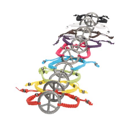 Barry-Owen Peace Woven Bracelet