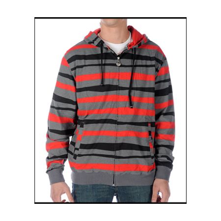 Neff Krook Red striped Hoodie