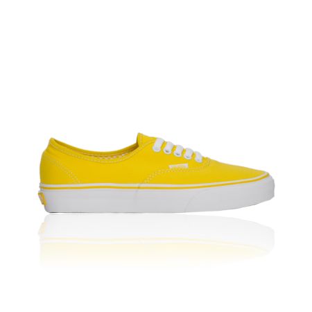 Vans Girls Authentic True Yellow & White Shoe
