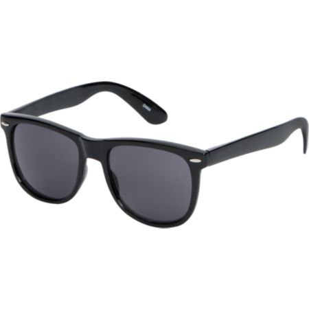 Jack Martin Frisky Business Shiny Black Sunglasses