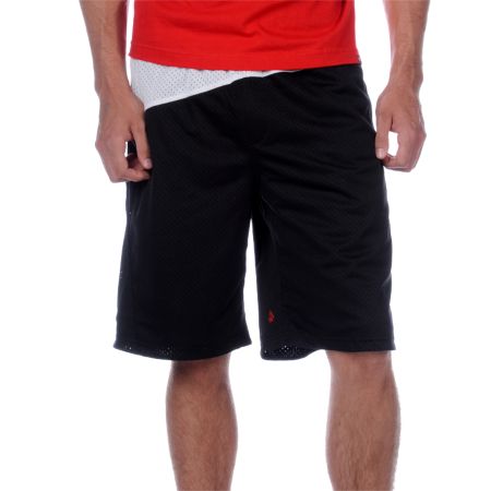 Volcom Mesh Reversible Black Shorts