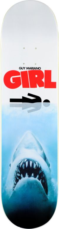 Girl Shark Attack Mariano 8.0 Skateboard Deck