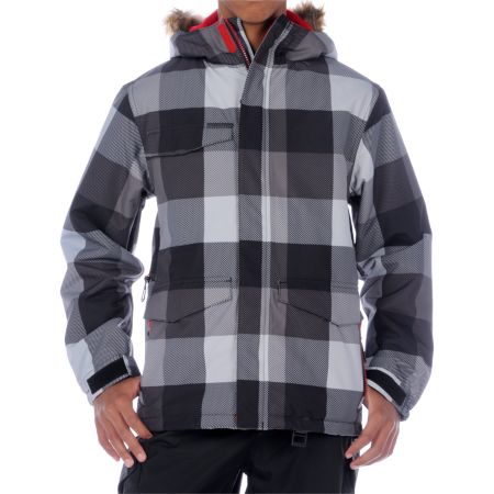 Empyre Boys Breach Plaid Snowboard Jacket