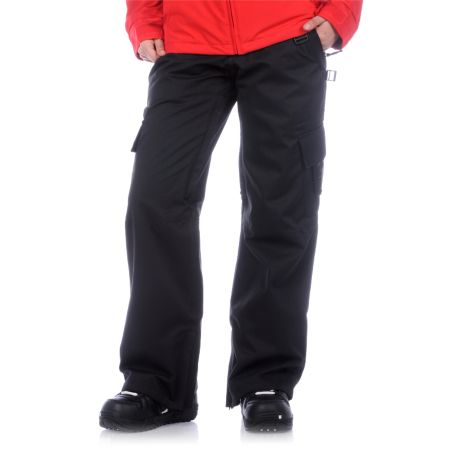 Empyre Girl Granite Black Cargo Snowboard Pants