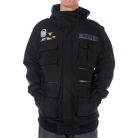Neff Sarge Black Softshell Jacket