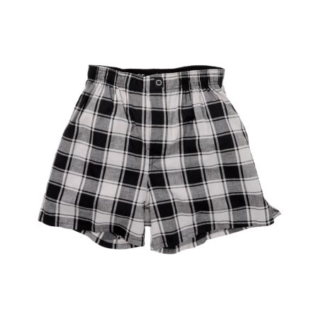 Empyre Genome Grey & Black Buffalo Plaid Boxer