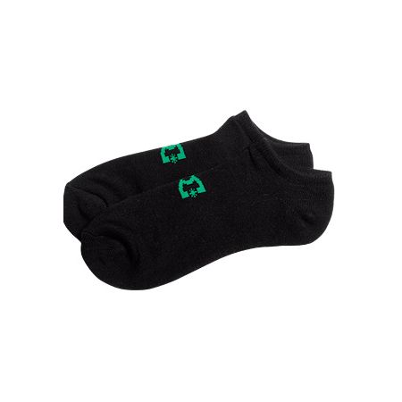 DC Shoes Nort No Show Black & Green Socks