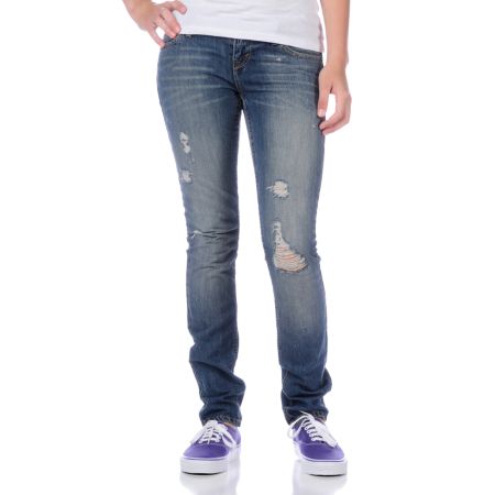 Empyre Girl Eve Edit Distress Patriot Jeans