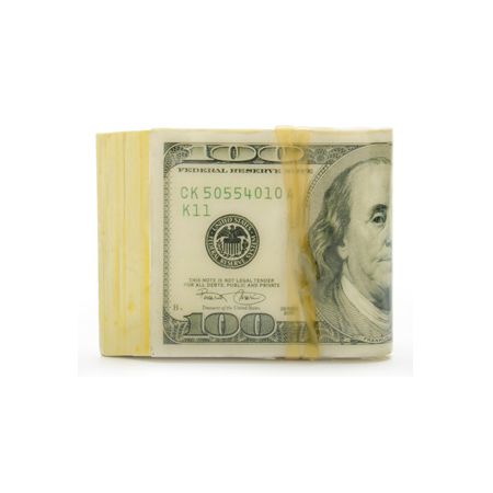 French Craft $100 Bill Fold Belt Buckle