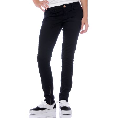 Volcom Girls Beatrix Mondern Straight Black Pants
