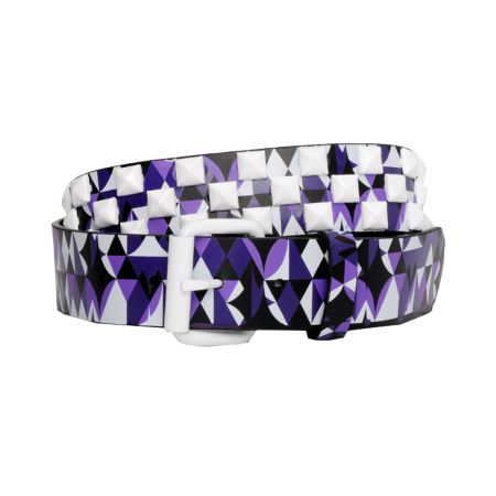 Empyre Girl Eccentric Purple Stud Belt